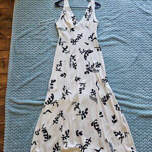 Flowy linen summer dress